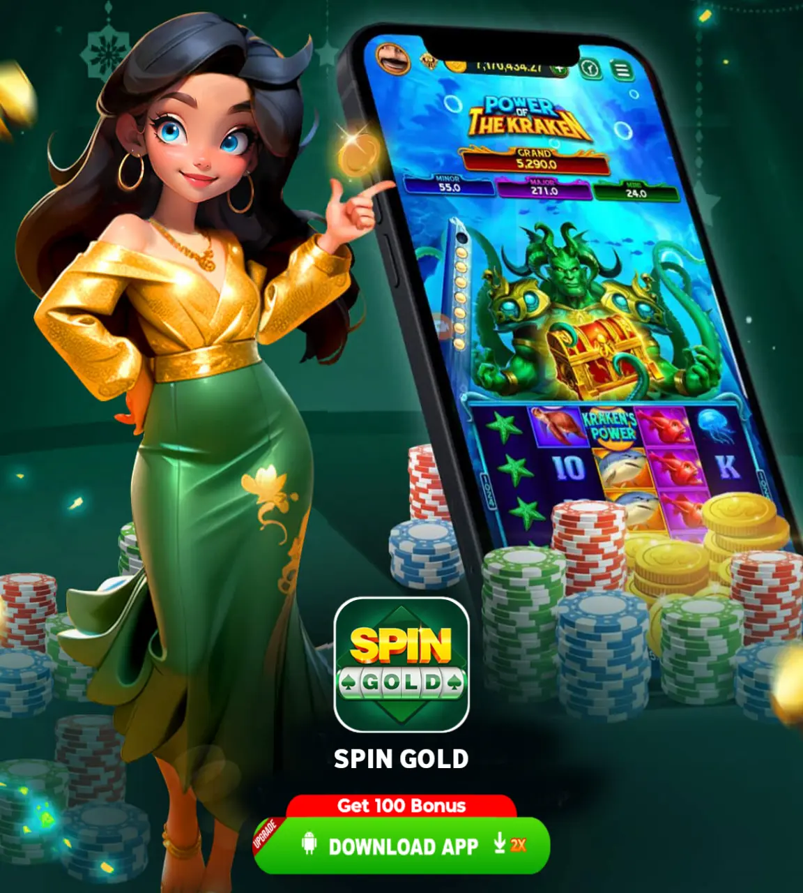 Spin Gold Apk Banner